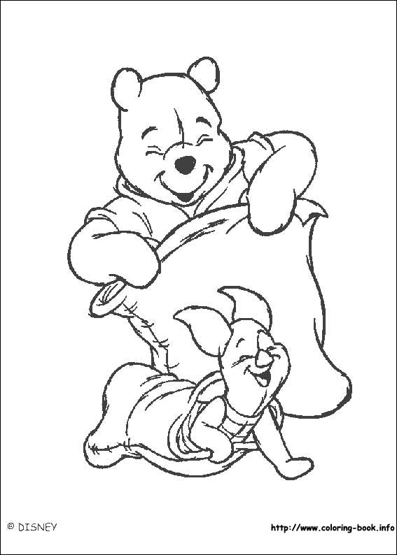 Winnie the Pooh coloring picture